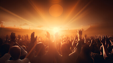 Joyous Fans Engaging with Singer at High-Energy Rock Performance.Fans Embrace the Singer in...