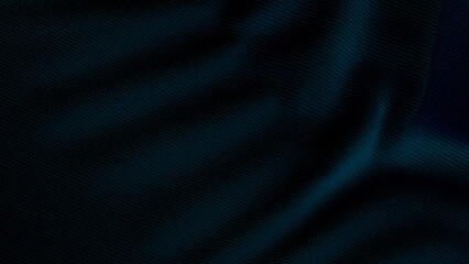 fabric dark blue color background 3D rendering	