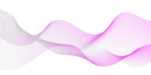 Fototapeta premium Modern pink gradient flowing technology pattern wave lines. abstract pink background with lines. Dynamic wave pattern design and curve flow digital element Futuristic technology concept background.