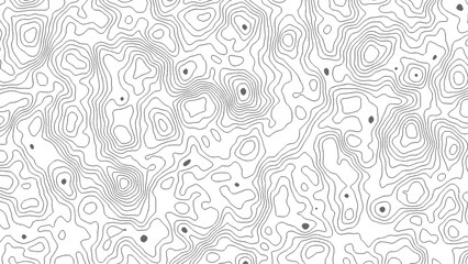 Topographic map background concept with space for your copy.Vector abstract illustration.Geography concept.