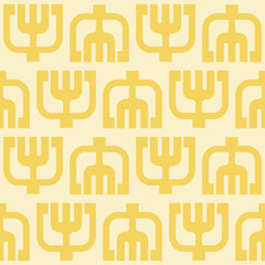 A geometric figure that is a seamless pattern.