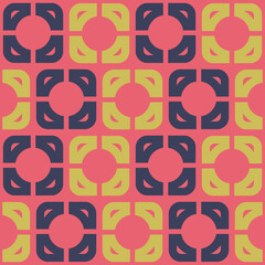 A geometric figure that is a seamless pattern.