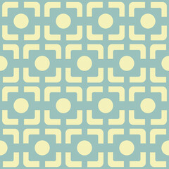 A geometric figure that is a seamless pattern.