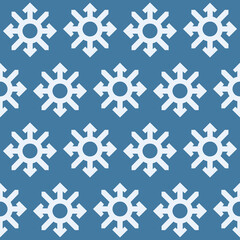 A geometric figure that is a seamless pattern.