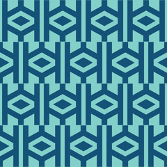 A geometric figure that is a seamless pattern.