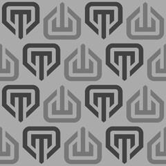 A geometric figure that is a seamless pattern.