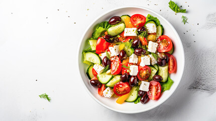 Greek Salad Stylish Foodblogger Food Photographs.