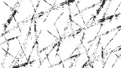 Grunge black and white scratch pattern. Monochrome particles abstract texture. Background. Scratched grunge urban background texture vector.