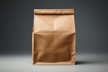 Empty Brown Paper Bag, the Essential Carryall for Everyday Convenience"