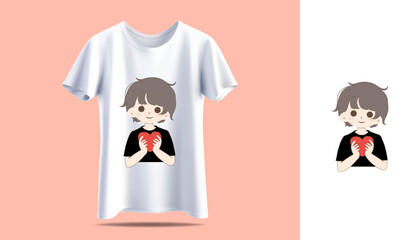 T-Shirt design for lover