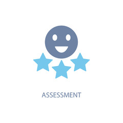 Fototapeta premium Personal Assessment concept line icon. Simple element illustration.Personal Assessment concept outline symbol design.