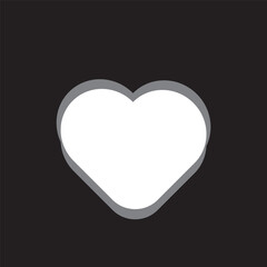 heart shaped candy logo design.
