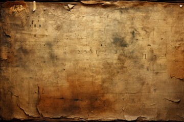 old timeworn stained paper texture - obrazy, fototapety, plakaty