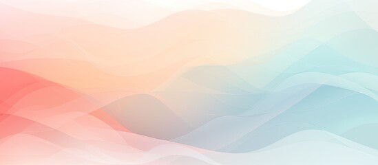 Fototapeta premium Pastel colored abstract illustration set as a canvas patterned background template