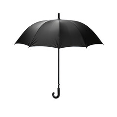 black umbrella isolated
