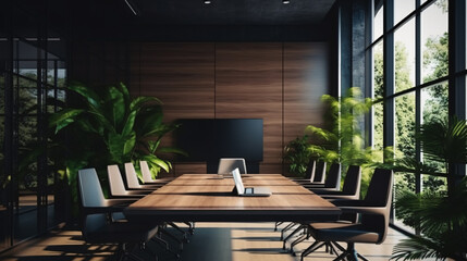 Fototapeta premium Empty meeting room