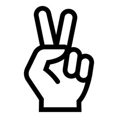 Victory finger icon