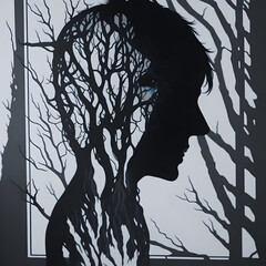 silhouette of a person