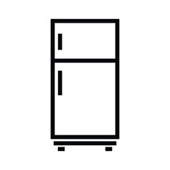 Refrigerator Icon Vector Design Template