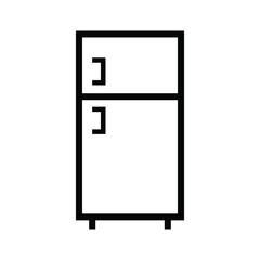 Refrigerator Icon Vector Design Template