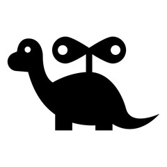 Wind up dinosaur icon
