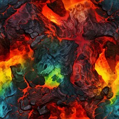 colorful Lava, seamless image