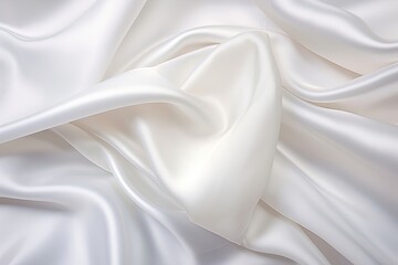 White Silk or Satin: An Elegant Elegy for a Luxurious Wedding Background
