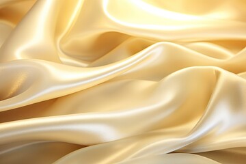 Obraz premium Golden Grandeur: Elegant Silk and Satin Wedding Backgrounds for a Luxurious Affair