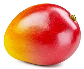 Fresh organic mango isolated clipping path