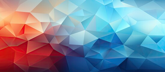Obraz premium Multicolored geometric background with polygonal triangles in an Origami style ideal for your business