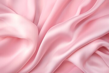 Fototapeta premium Pastel Pinks: Smooth, Elegant Pink Silk or Satin for Sweet, Romantic Backgrounds