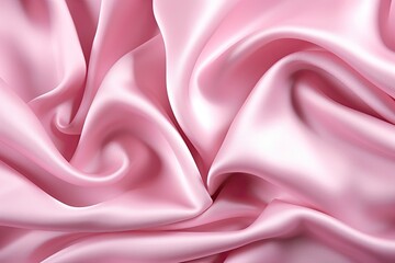 Rose Radiance: Pink Silk or Satin Texture for Valentine Day Backgrounds