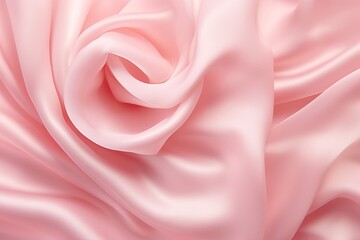 Rose Reverie: Elegant Pink Silk or Satin for Valentine's Day Backgrounds