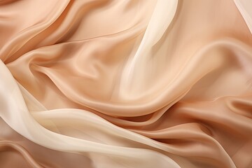 Silk Scenario: Sepia-Toned Luxury Cloth Texture for Wedding