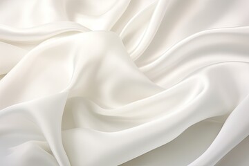 Silk Shimmer: Smooth Elegant White Silk Wedding Backgrounds