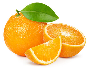 Orange isolated on white background