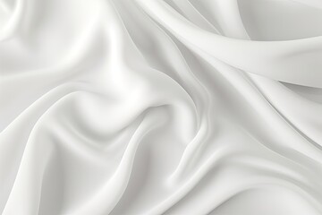 Obraz premium Smooth White Fabric Texture: Background Design