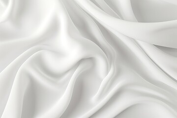 Smooth White Fabric Texture: Background Design