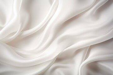 Smooth White Fabric Texture Surface Background: Clean and Minimal