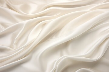 Soft Satin Snowscape: White Satin Fabric Background for a Pure, Clean Look