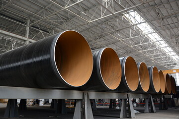 Large diameter steel pipe plant, Steel pipe manufacturing, Steel pipes for drilling oil and water