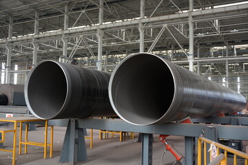 Large diameter steel pipe plant, Steel pipe manufacturing, Steel pipes for drilling oil