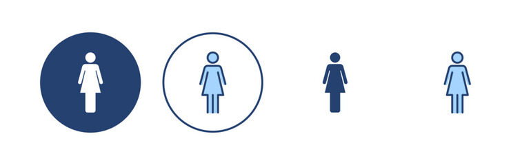 Female icon vector. woman sign and symbol