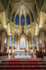 Fototapeta na wymiar The St. Patrick's Cathedral, Cathedral in New York City, New York
