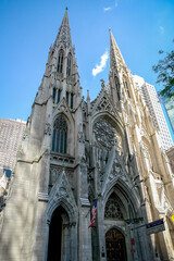 Fototapeta premium The St. Patrick's Cathedral, Cathedral in New York City, New York