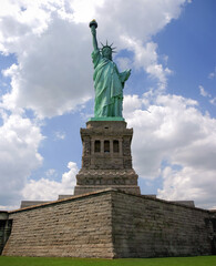 Obraz premium Statue of Liberty, in New York Harbor in New York City