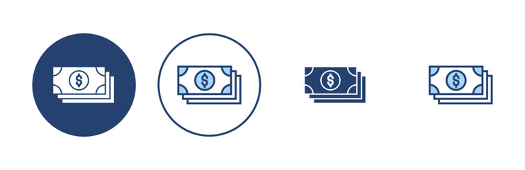 Money icon vector. Money sign and symbol