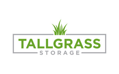 landscape logo for lawn or gardening business design template	
