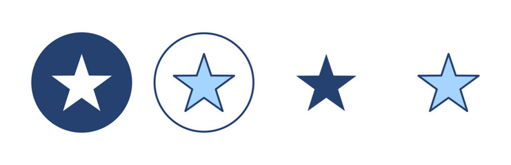 Star icon vector. rating sign and symbol. favourite star icon
