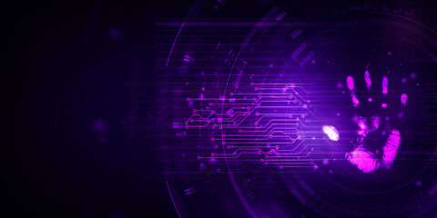 

2d illustration bulb future technology, innovation background, creative idea concept 